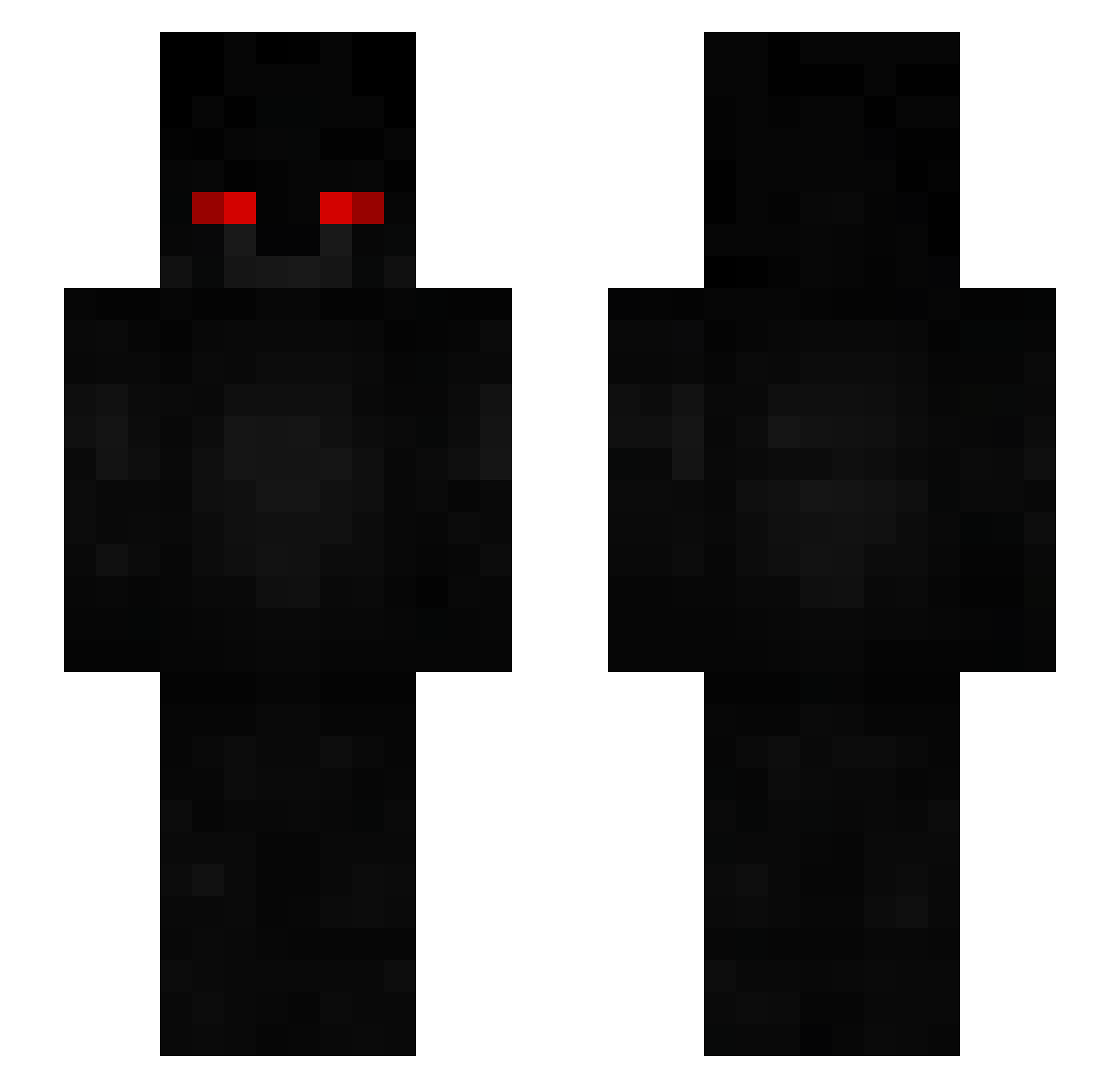 Shrxmp666 Minecraft skin, front and back view