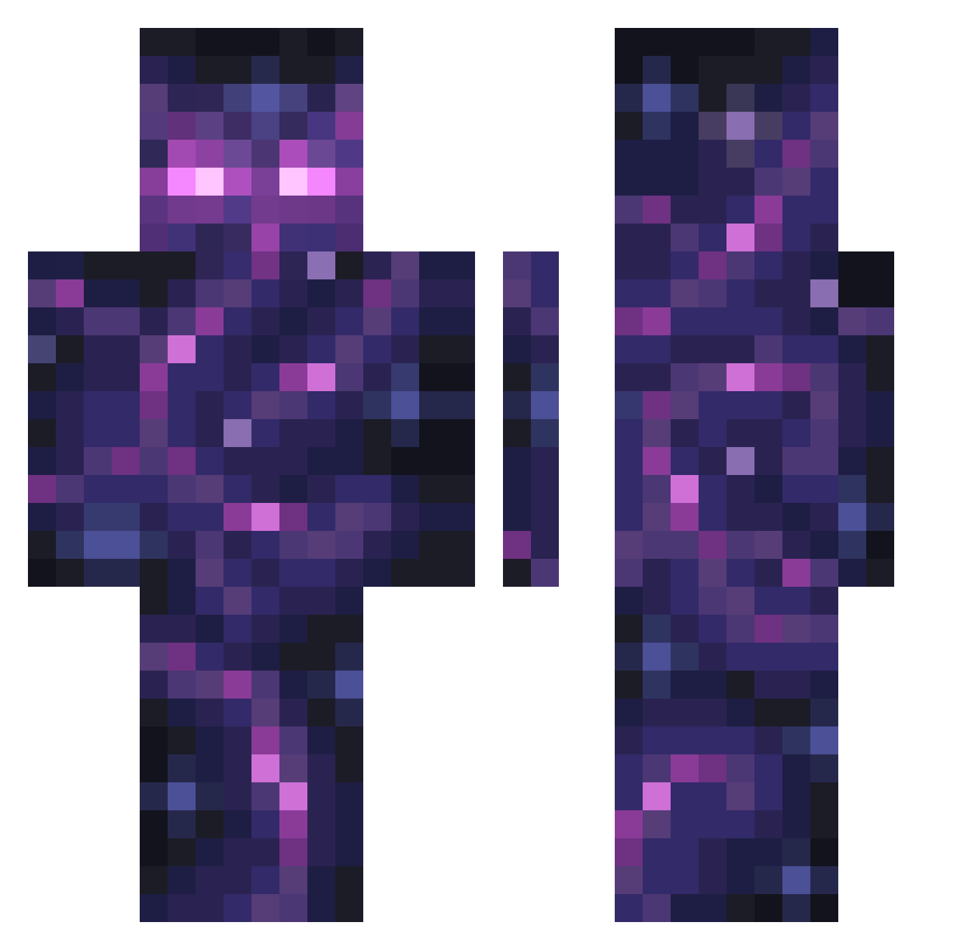 EliasP2014 Minecraft skin, front and back view