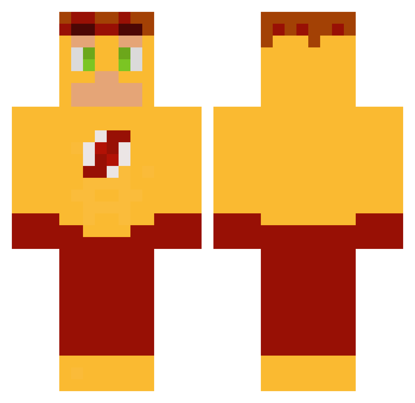 wally_balla Minecraft skin, front and back view