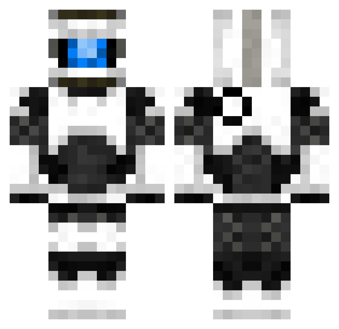 v410r_ Minecraft skin, front and back view