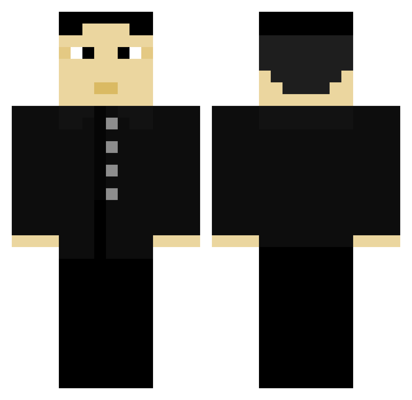 perry_3644 Minecraft skin, front and back view