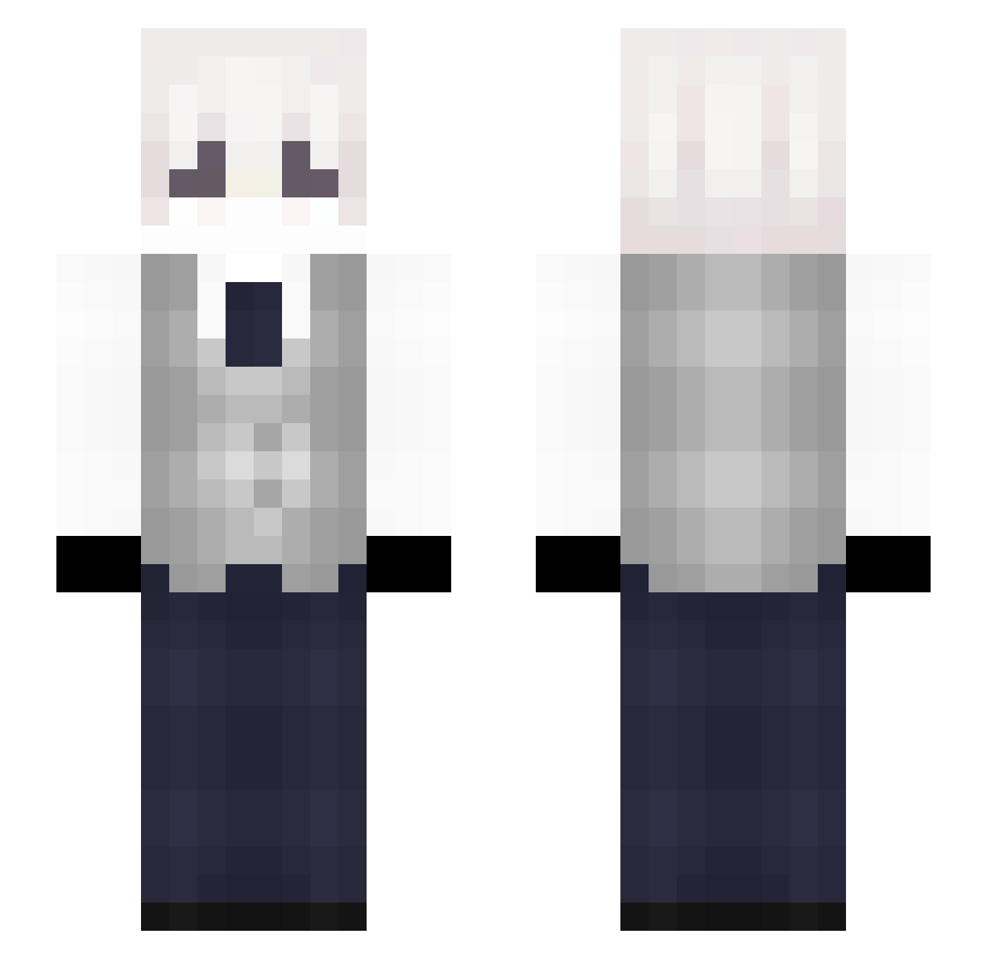 Jannes108 Minecraft skin, front and back view