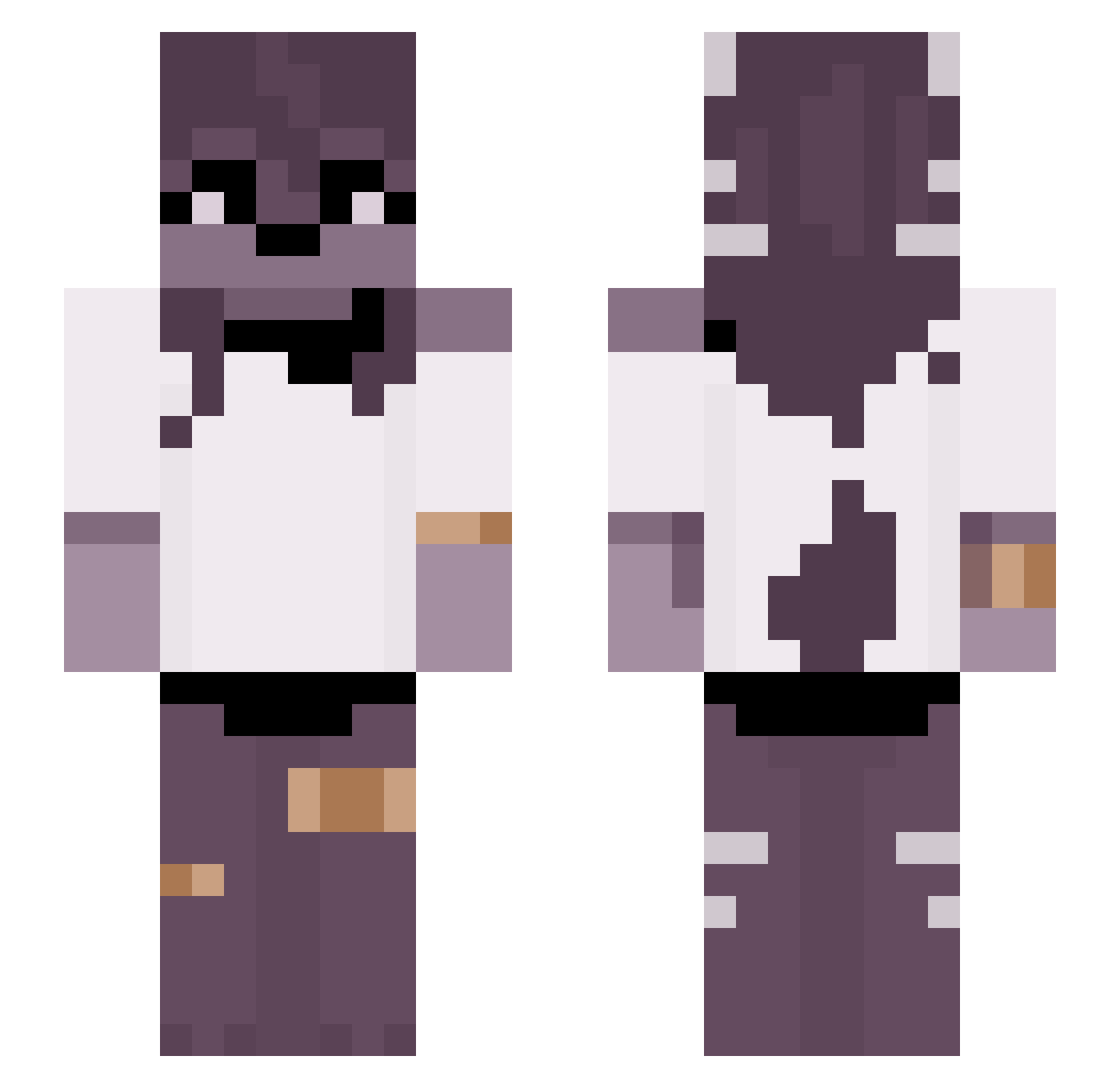 SadMoth__ - wolf girl Minecraft skin