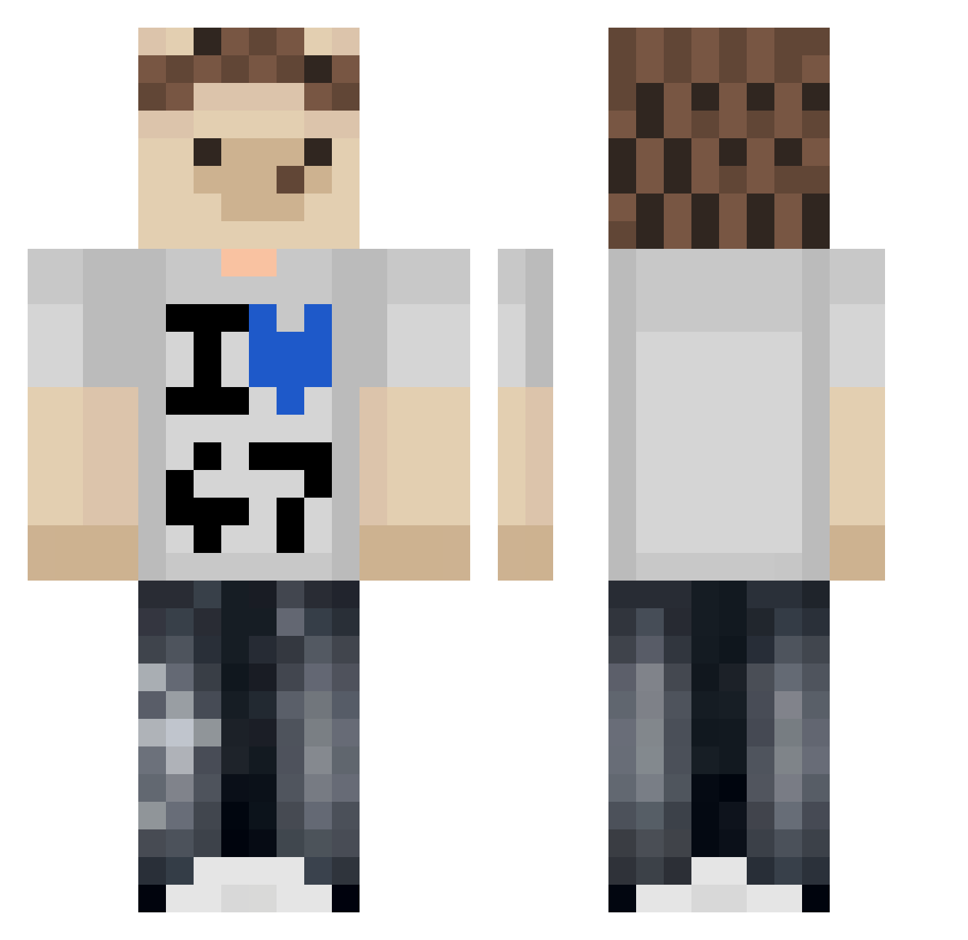 szew_mercus Minecraft skin, front and back view