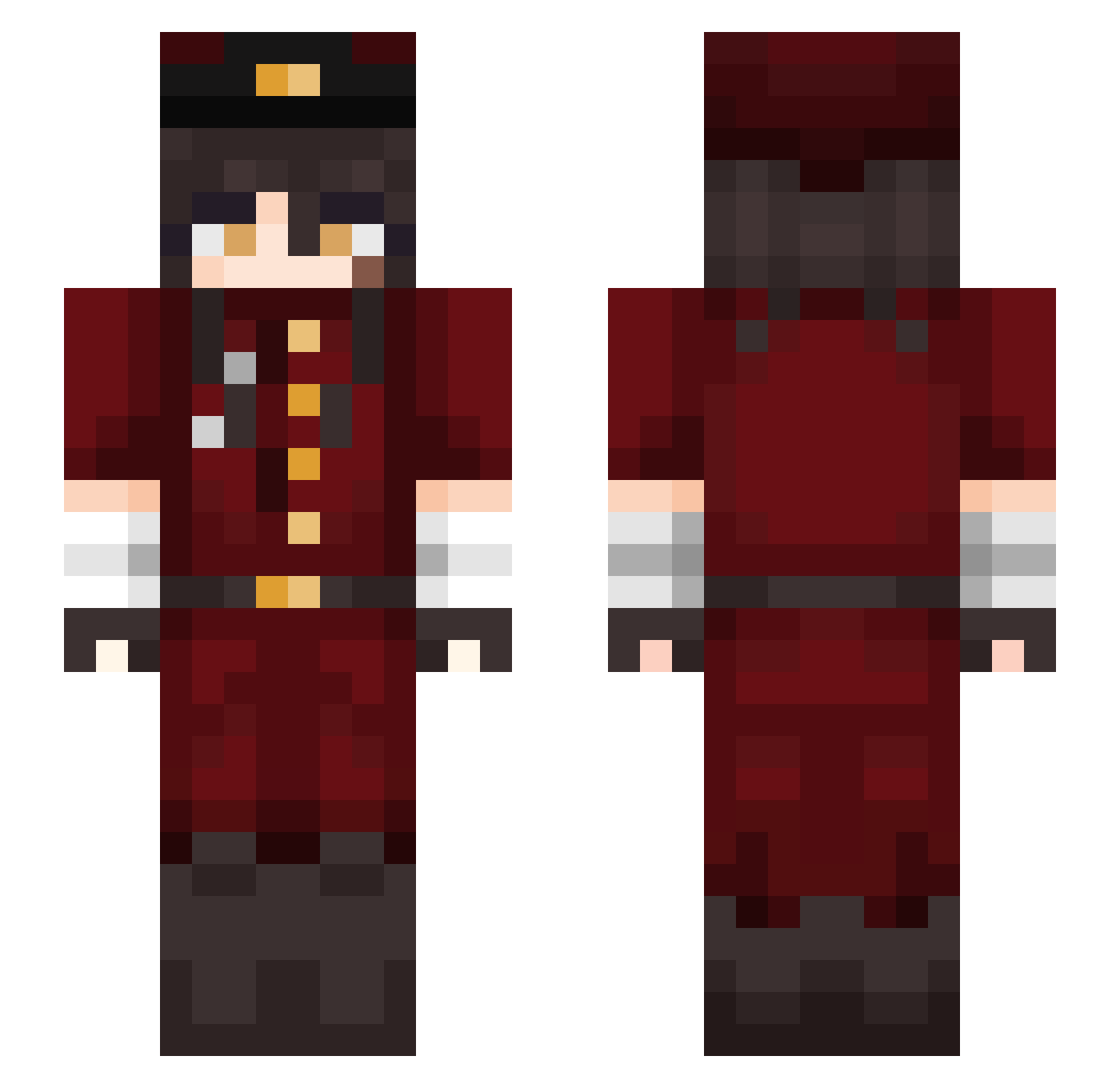 Viper_SandWing12 Minecraft skin, front and back view