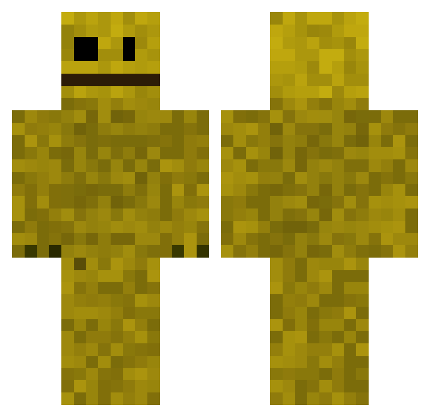 TheKondor_ Minecraft skin, front and back view