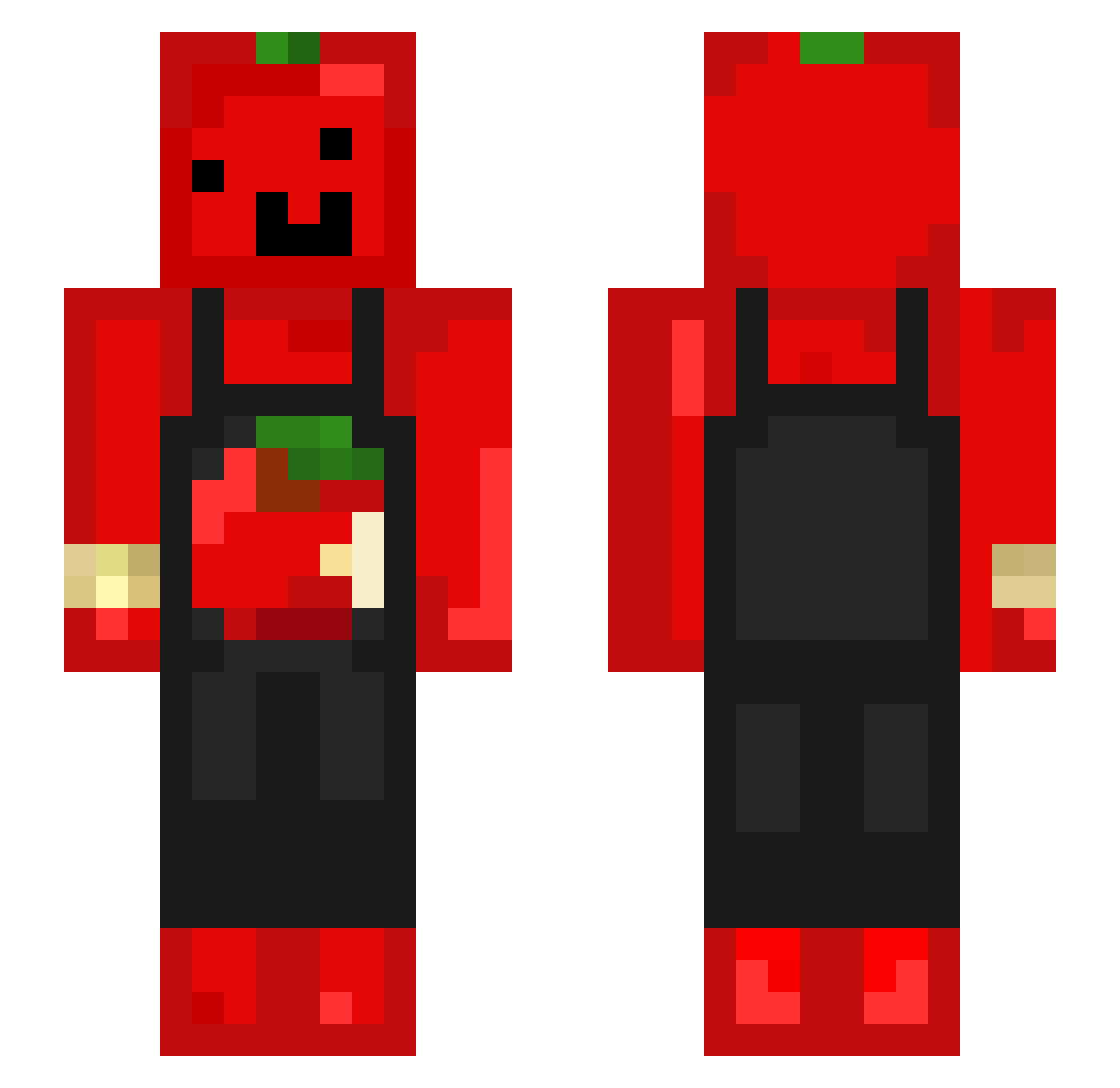 Ja_Slappa Minecraft skin, front and back view