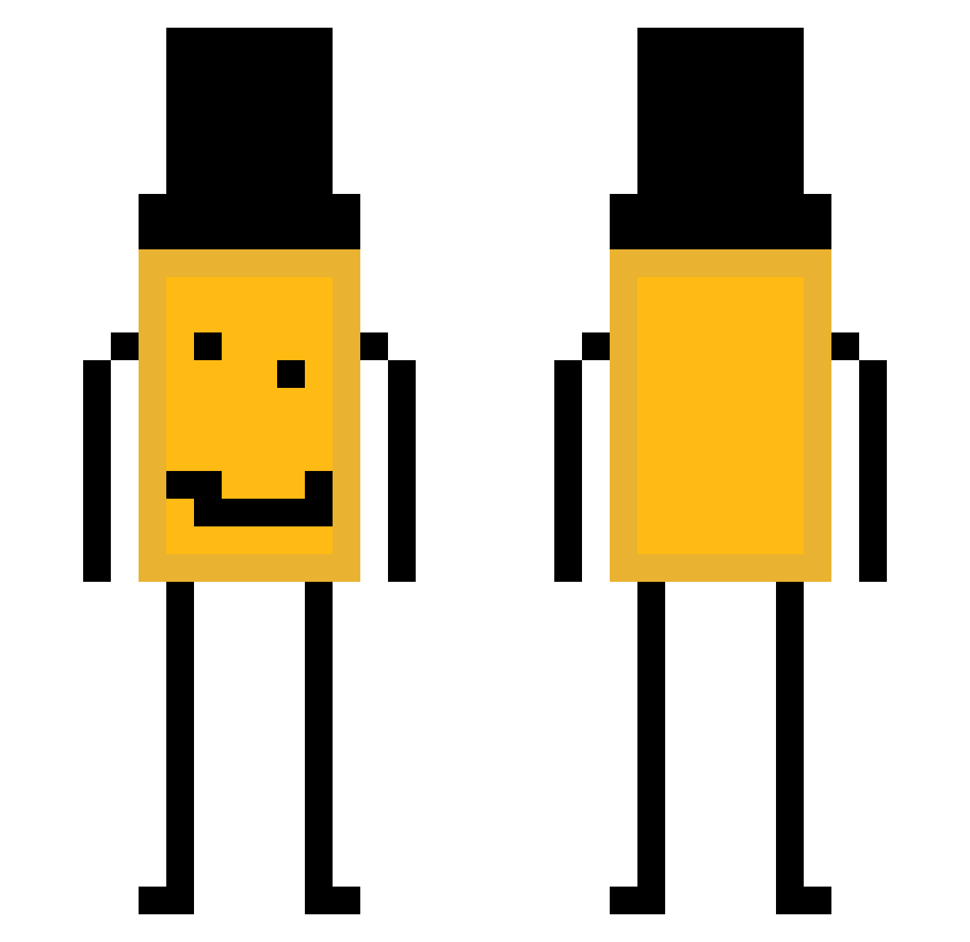 Tacomuncher2 Minecraft skin, front and back view