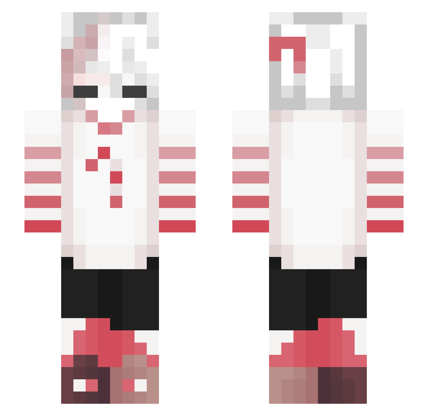 Axel7272 Minecraft skin, front and back view
