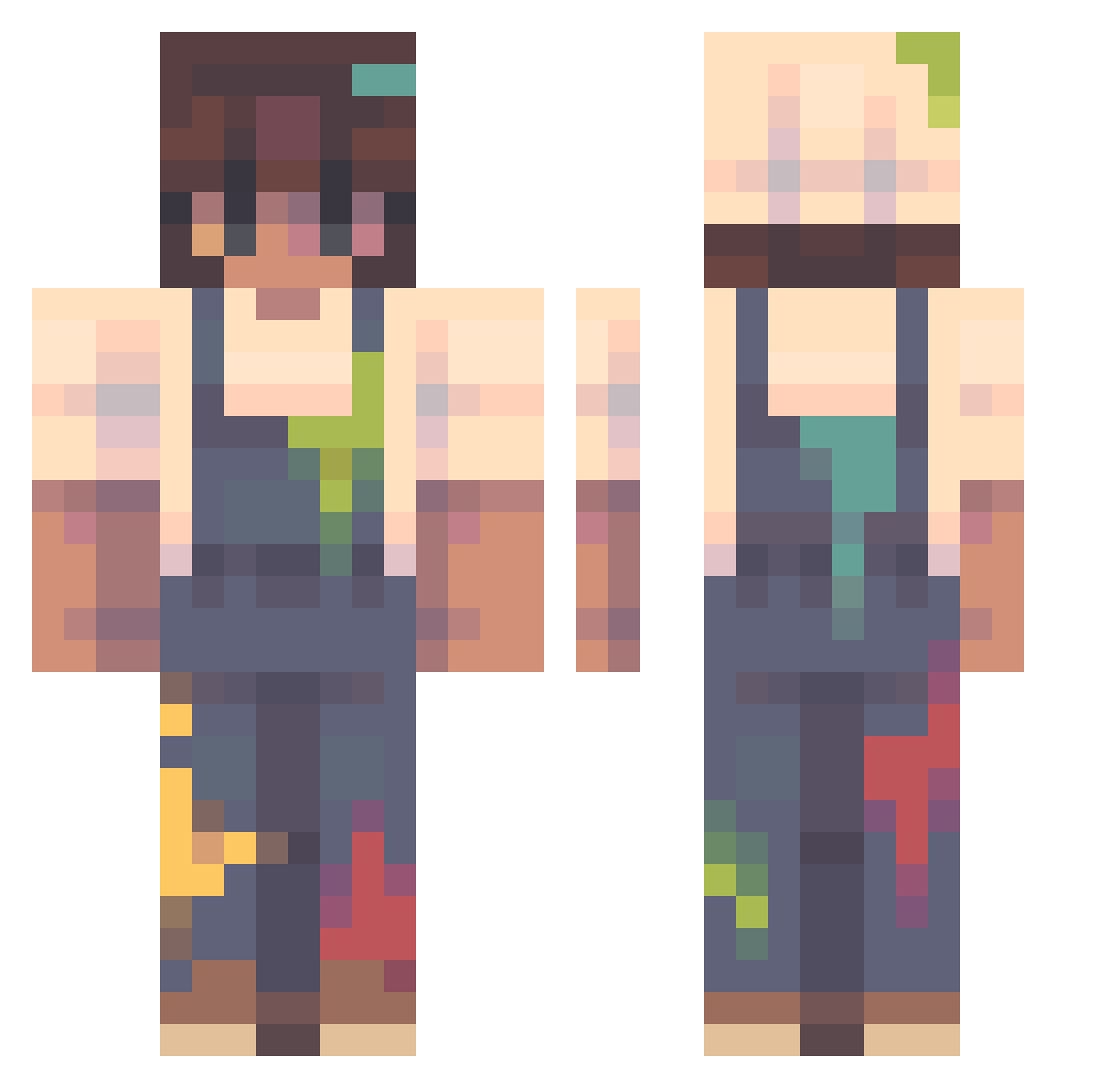 m1ndb0dy_ Minecraft skin, front and back view