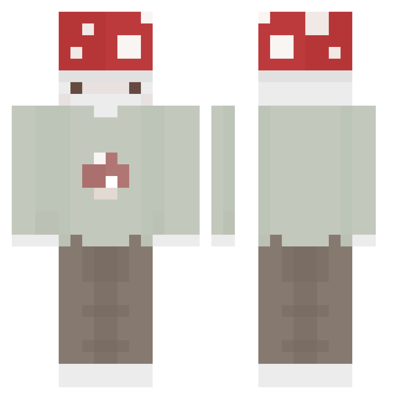 hey_im_karma Minecraft skin, front and back view