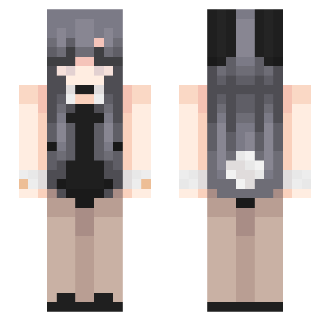 tunatrash - bunny girl Minecraft skin