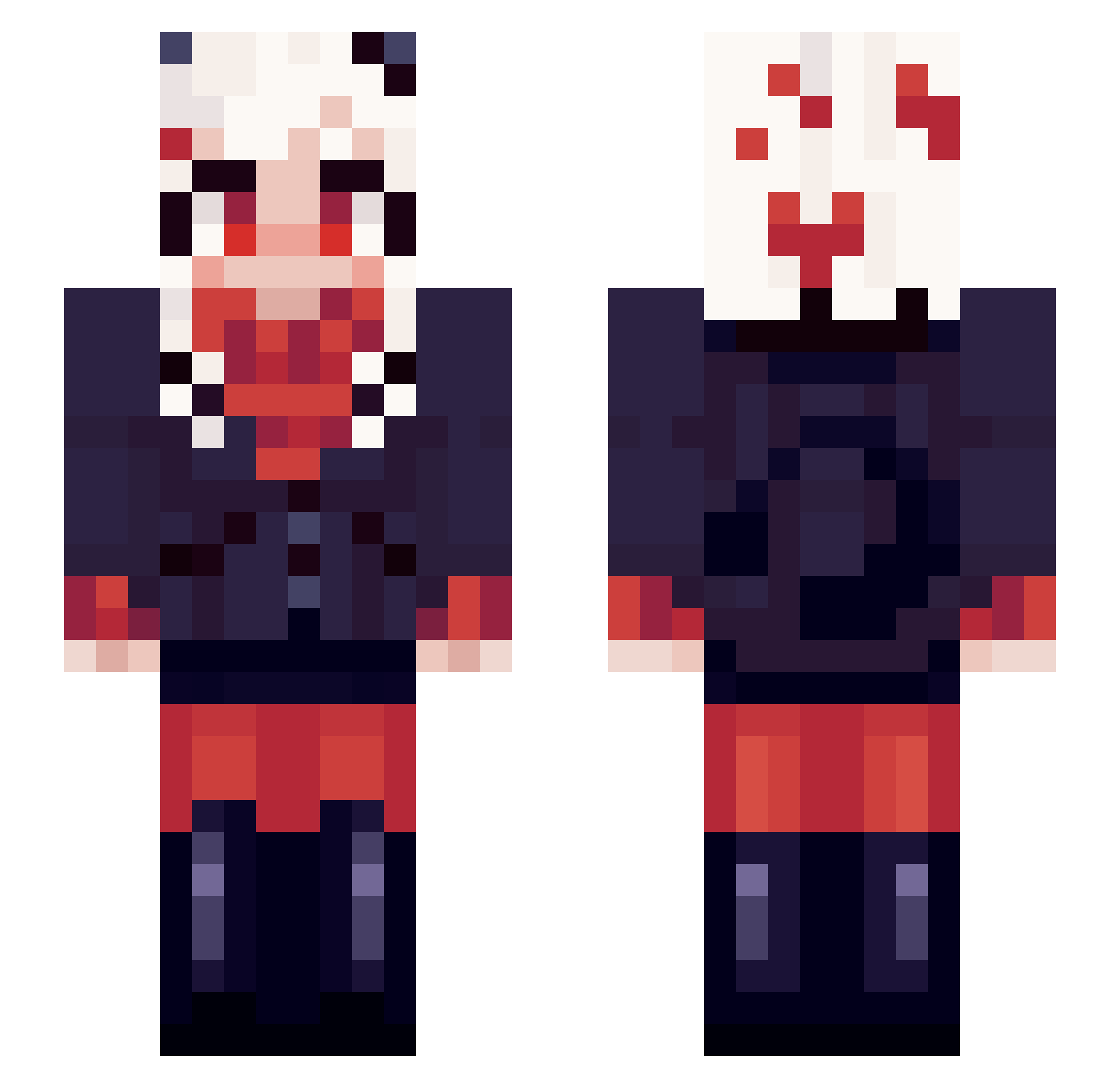 Koalah_ Minecraft skin, front and back view