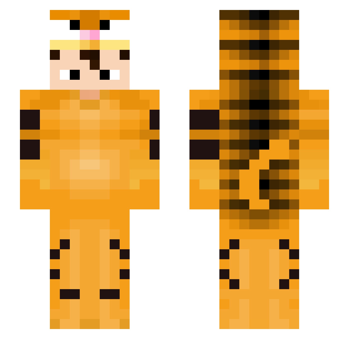 Lukas_MB Minecraft skin, front and back view