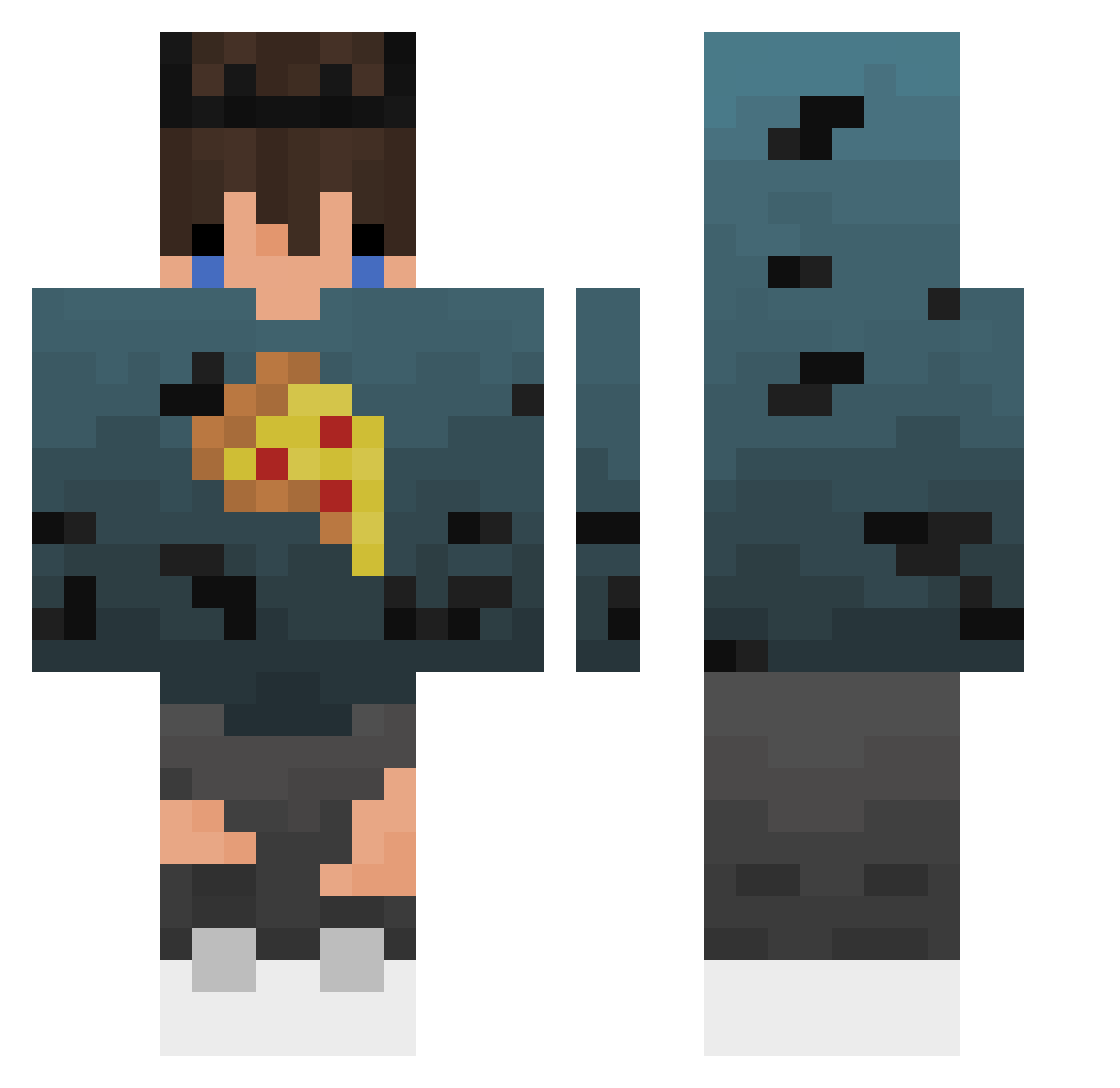 stupiz_ Minecraft skin, front and back view