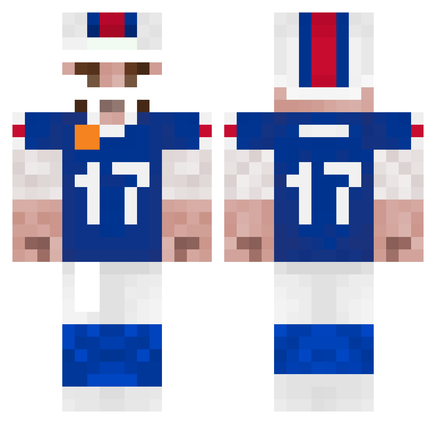 djmirkin22 Minecraft skin, front and back view