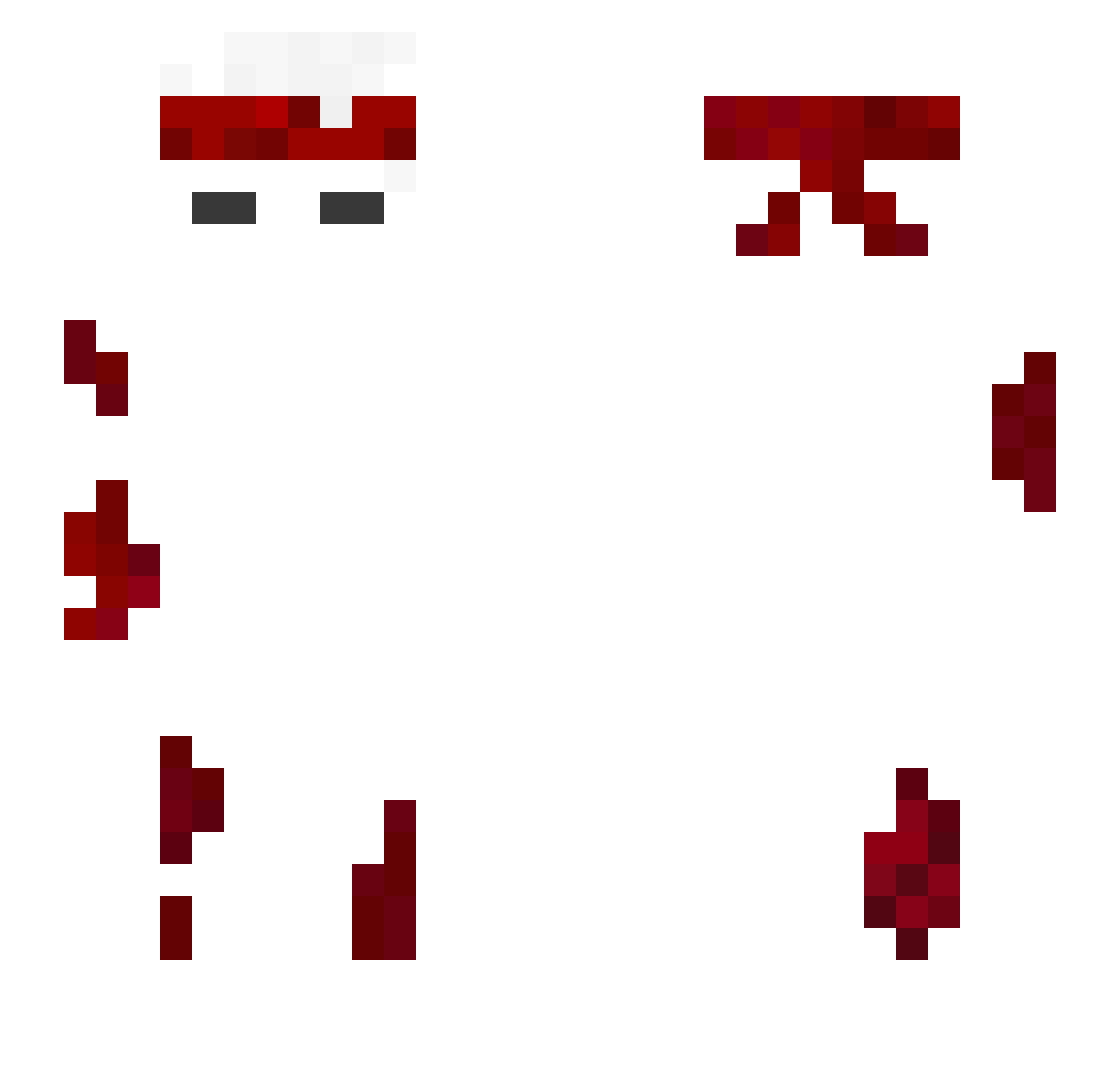 LeonasSaurusRex Minecraft skin, front and back view