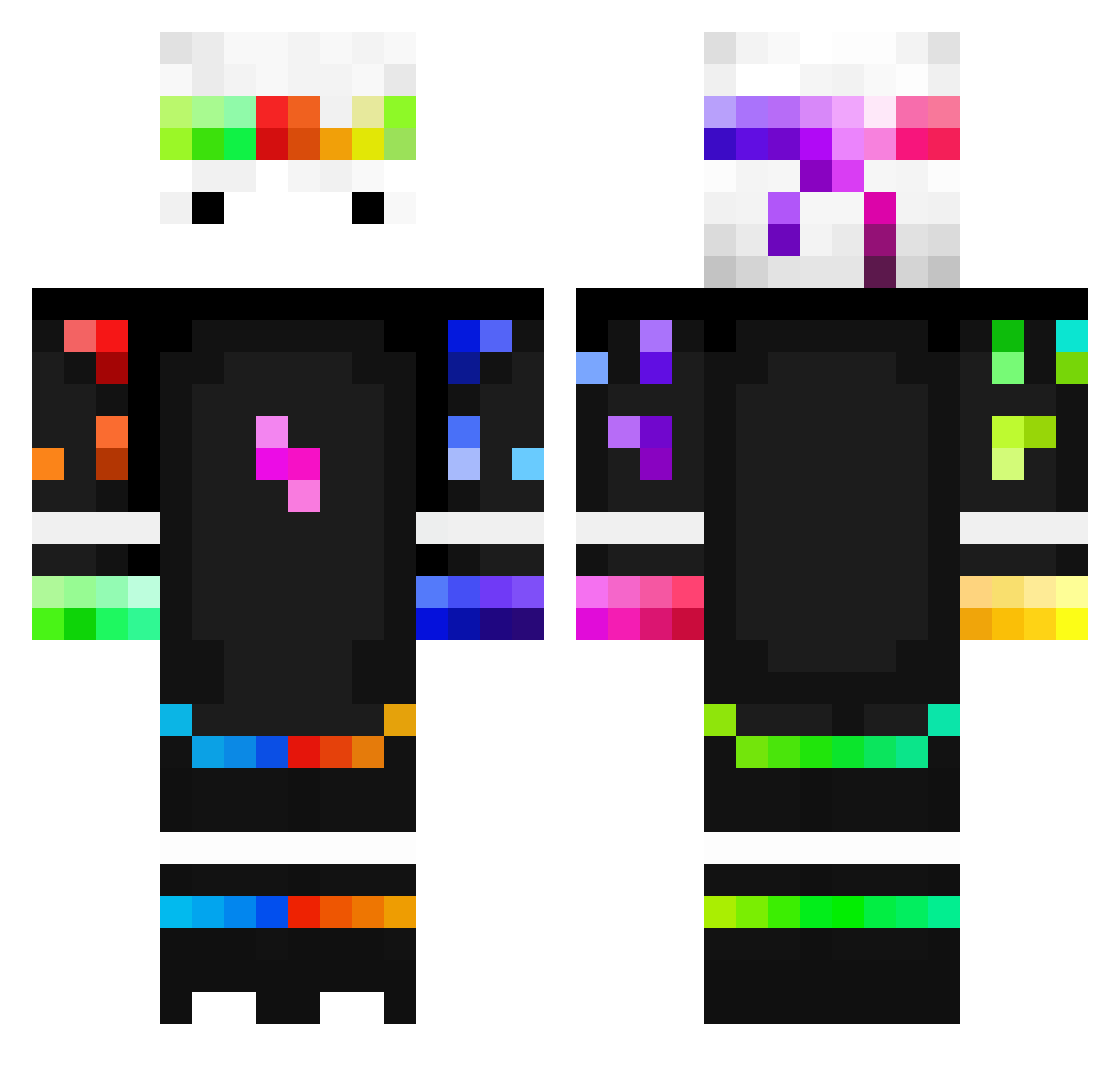 Atlas_5232 Minecraft skin, front and back view