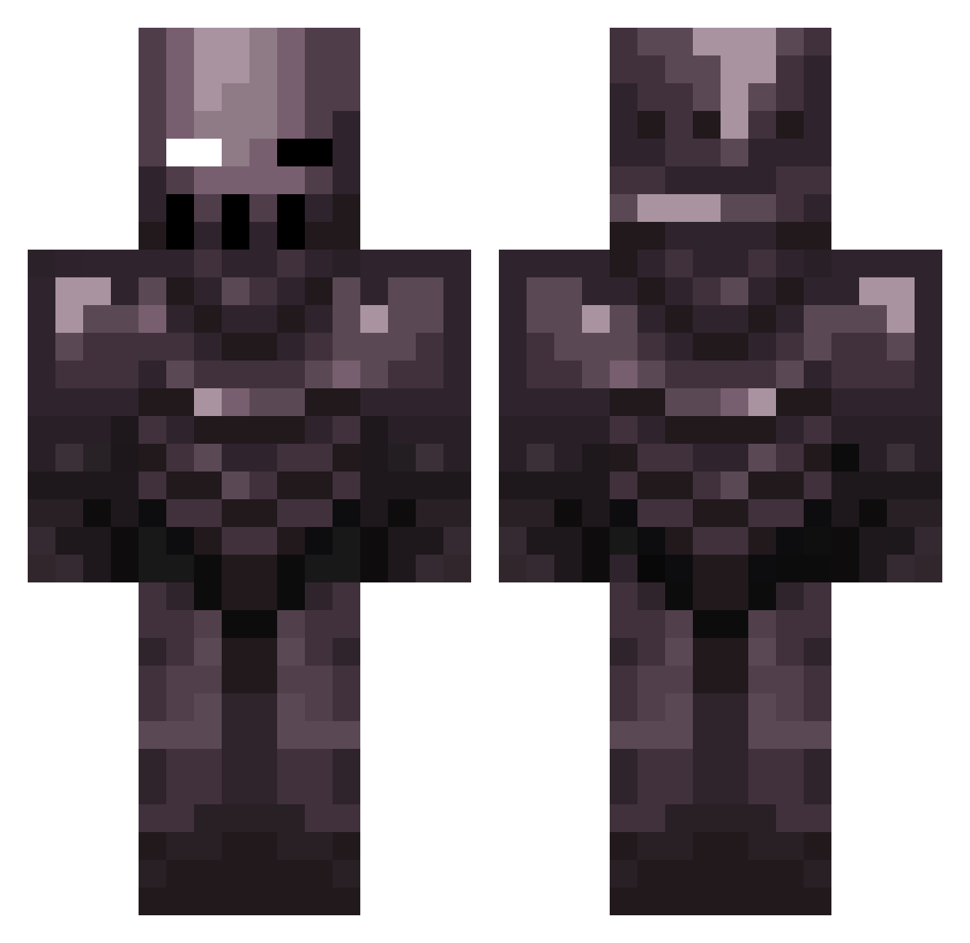 ibigbob Minecraft skin, front and back view