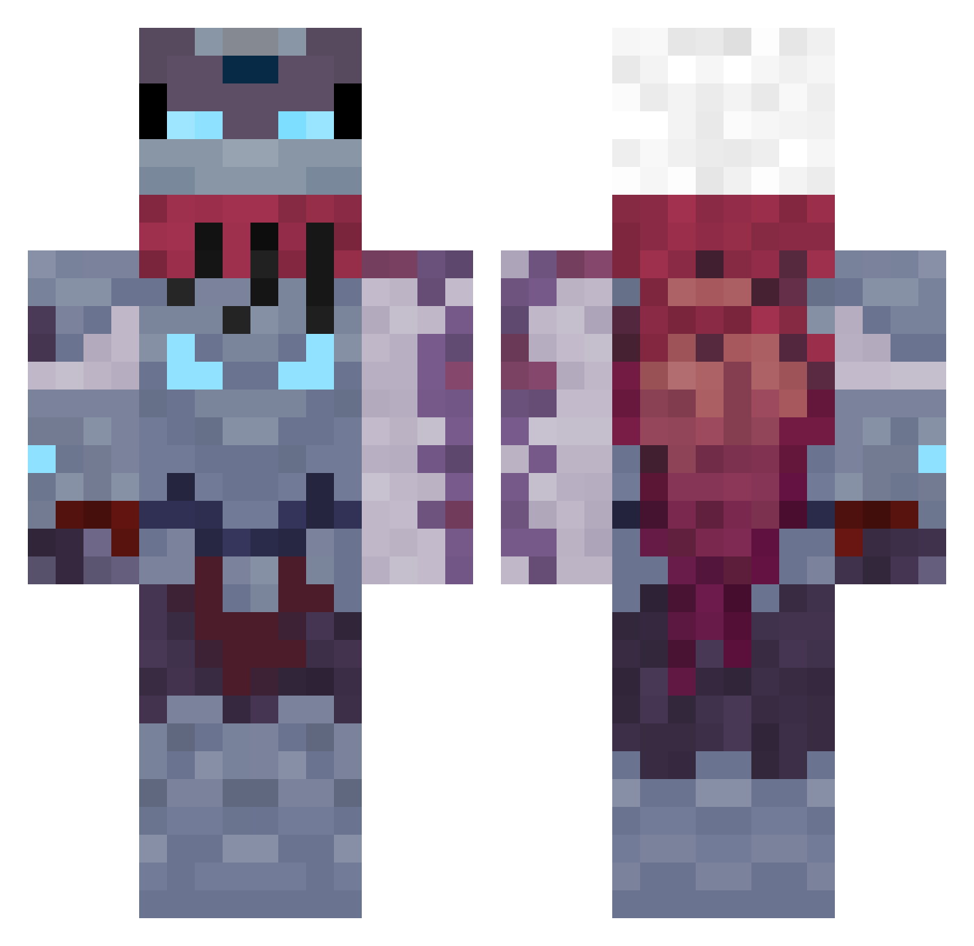 littledemon_zz Minecraft skin, front and back view