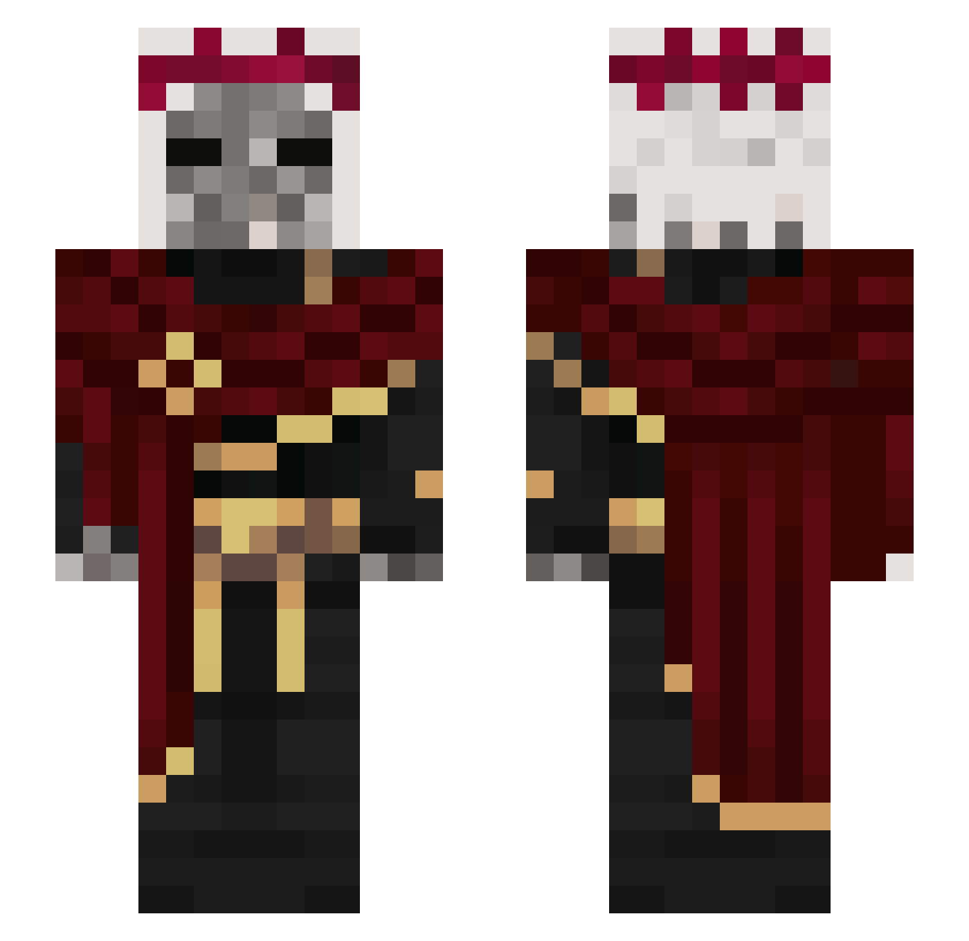 enrico_42 Minecraft skin, front and back view