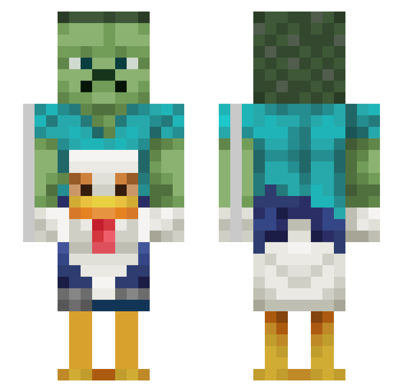 Michael_Xu2009 Minecraft skin, front and back view