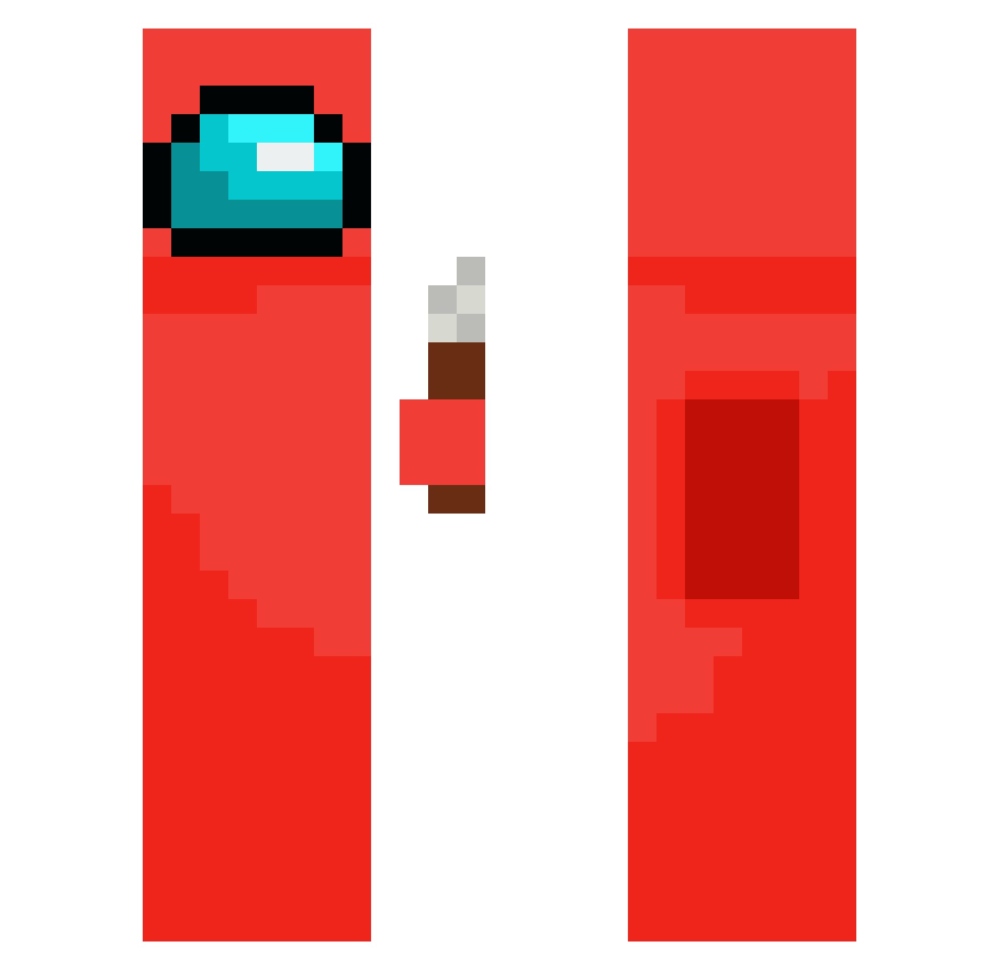 DIGGITYDOG453 Minecraft skin, front and back view