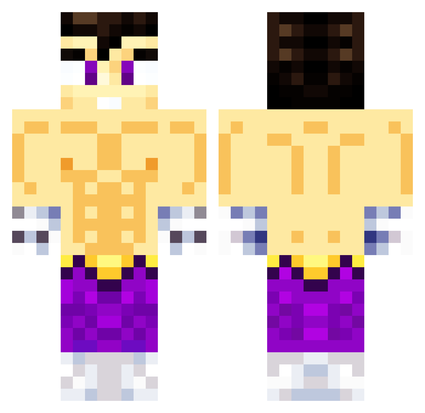 reden33 Minecraft skin, front and back view