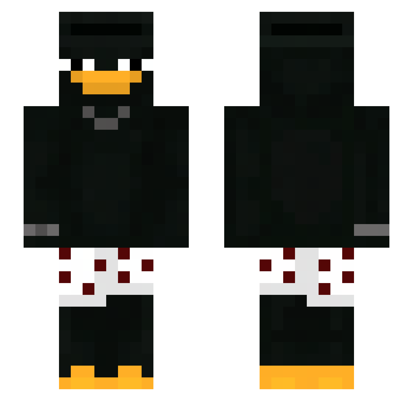 olyver_ Minecraft skin, front and back view