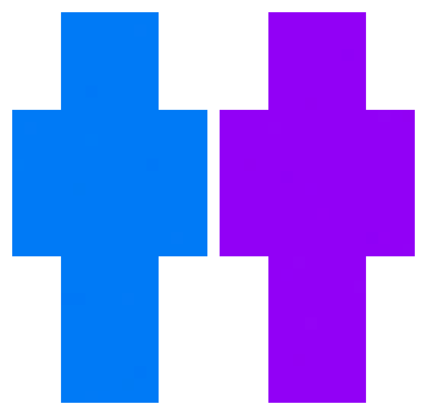 Topato_2 Minecraft skin, front and back view