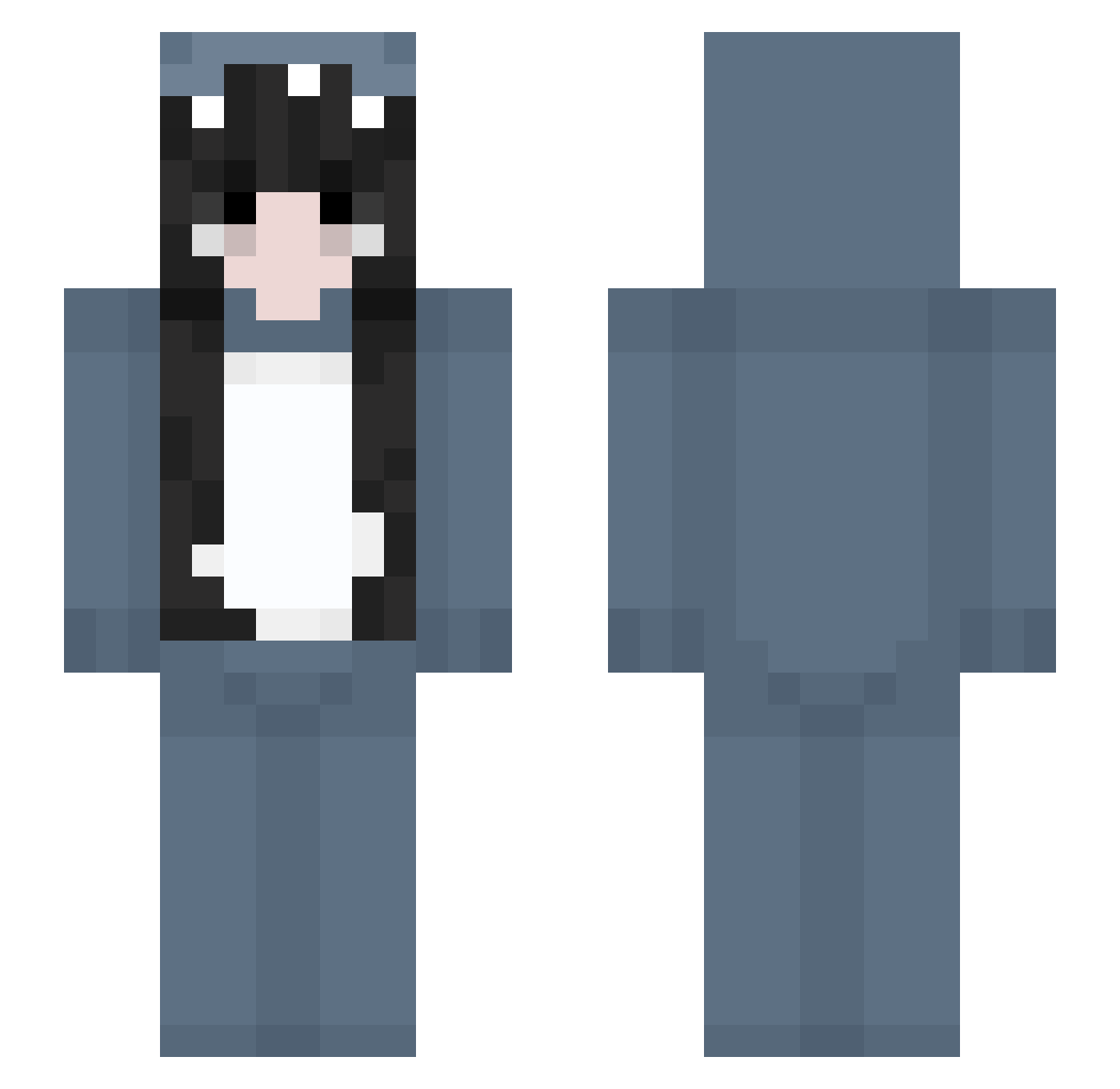 KeruKeru_ Minecraft skin, front and back view