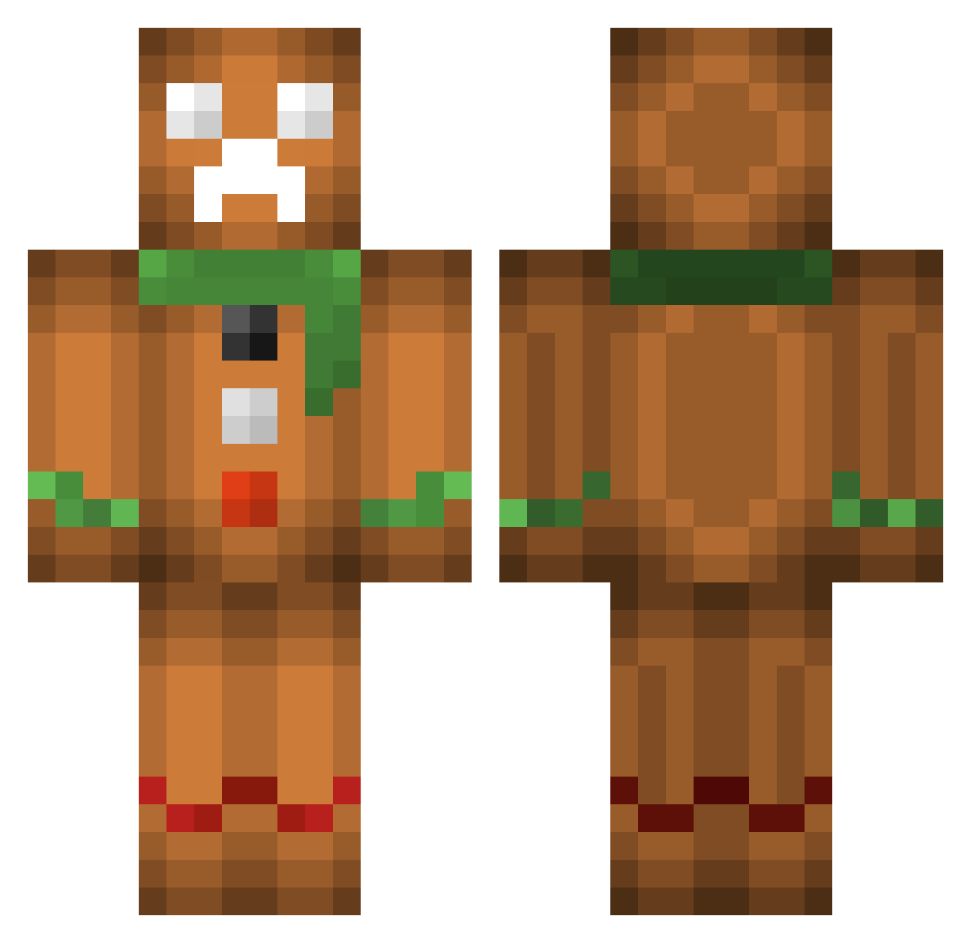 1ItsNeo Minecraft skin, front and back view
