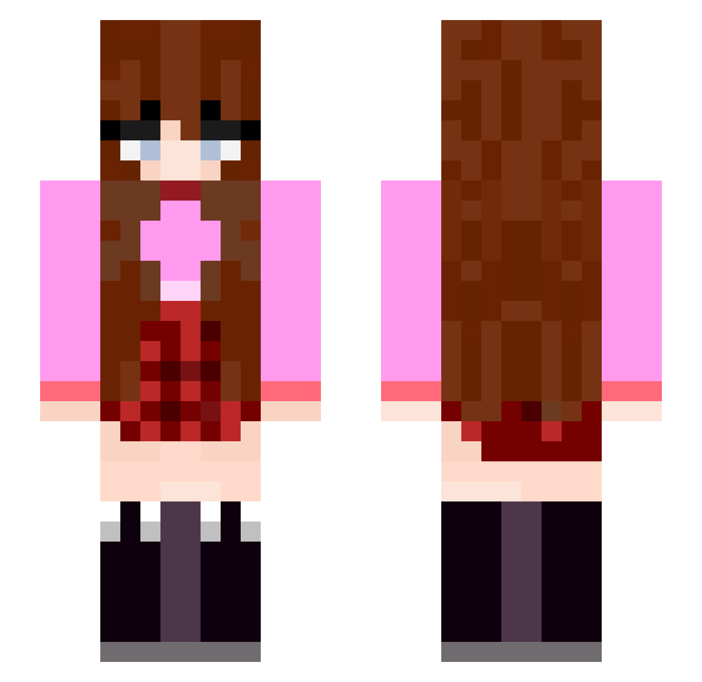 Julleman_ Minecraft skin, front and back view