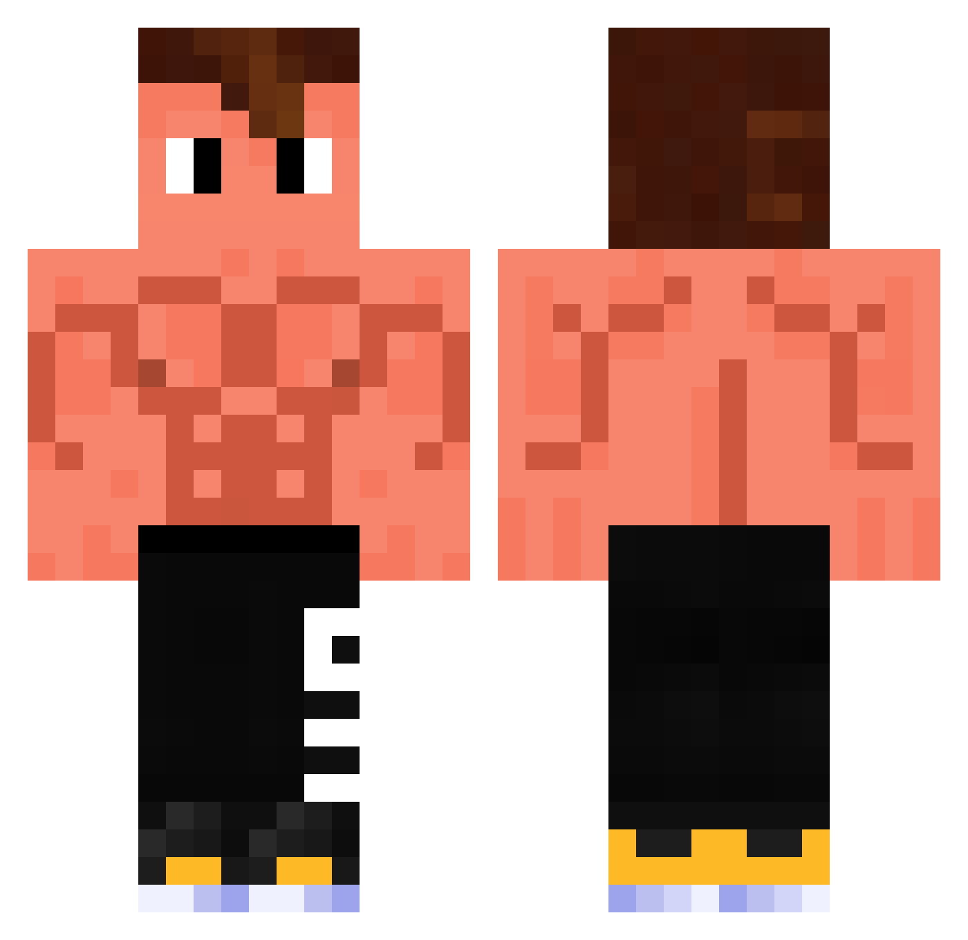 maki_chikito Minecraft skin, front and back view