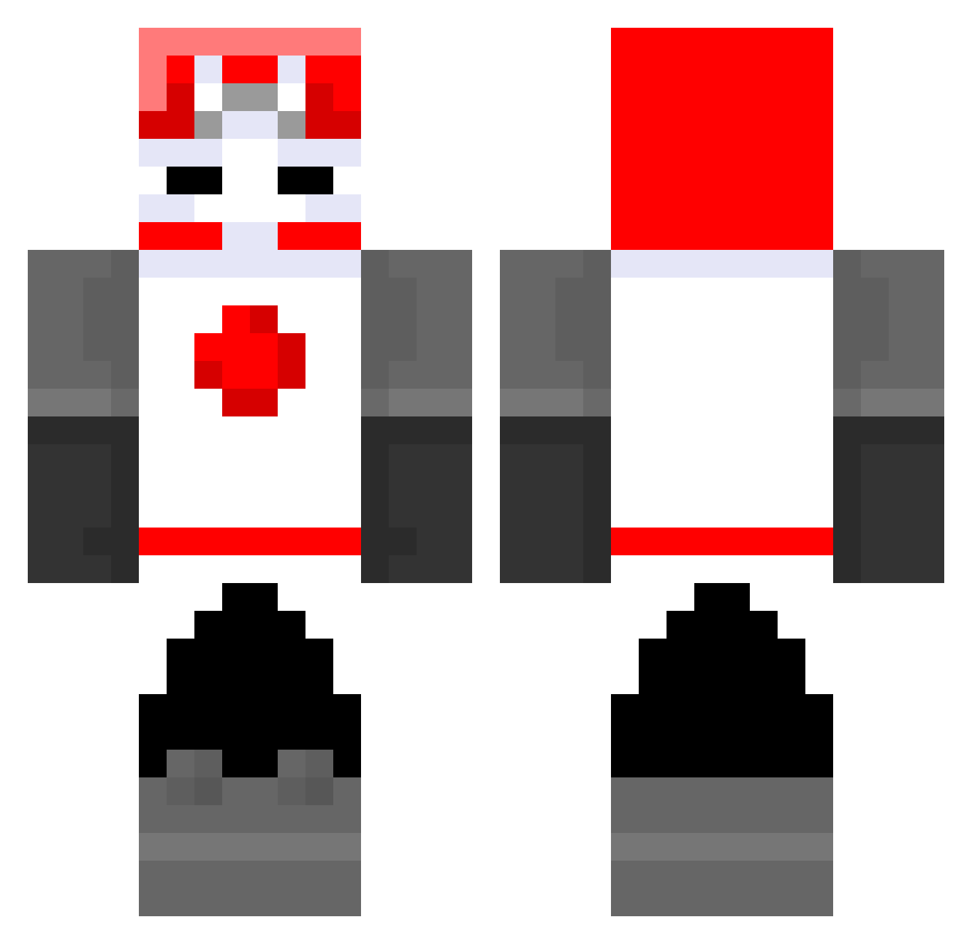 JohnKris07 Minecraft skin, front and back view