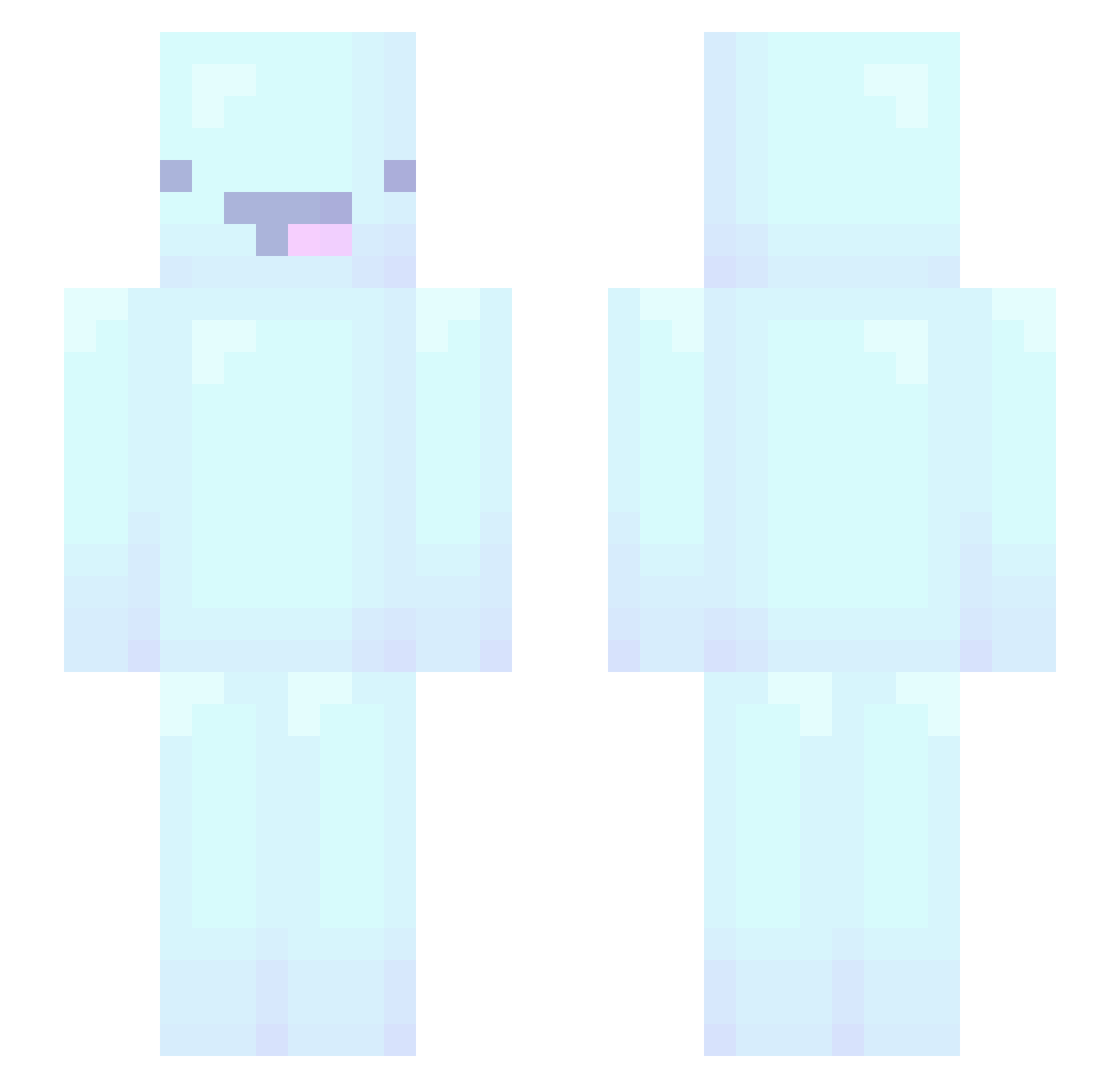 BatmanK27 Minecraft skin, front and back view
