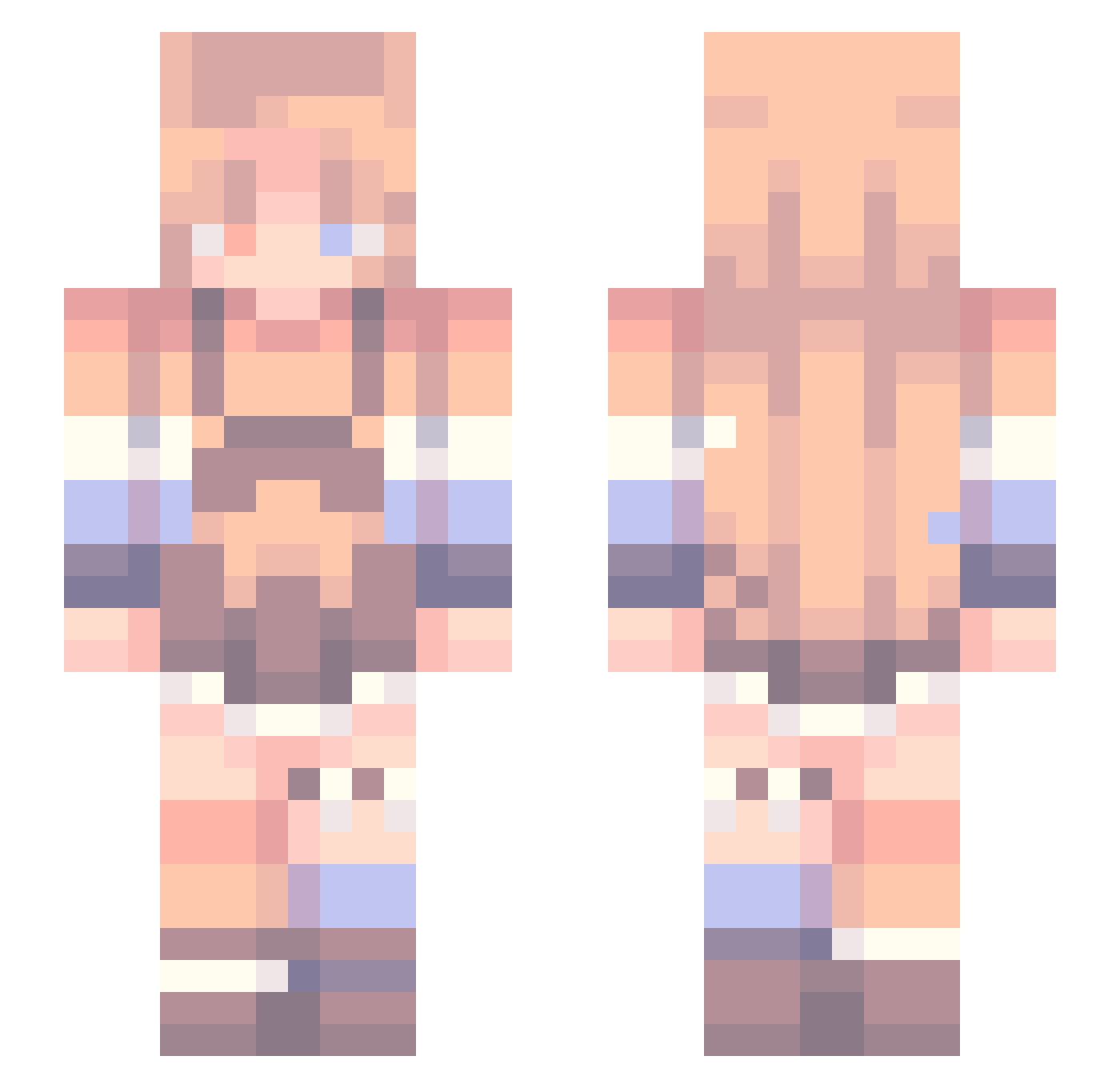ML_pirate Minecraft skin, front and back view