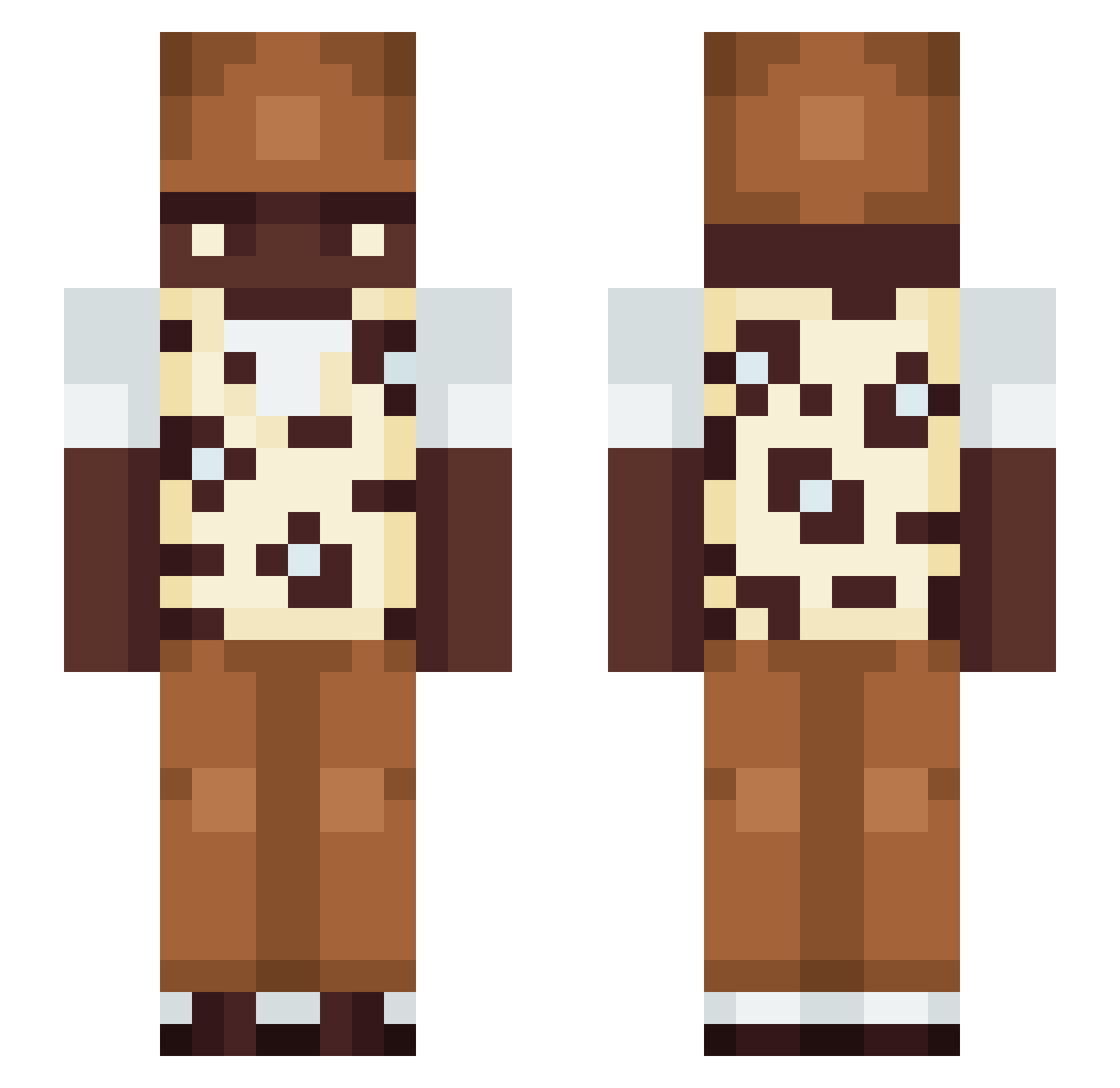 mariusz_p2 Minecraft skin, front and back view