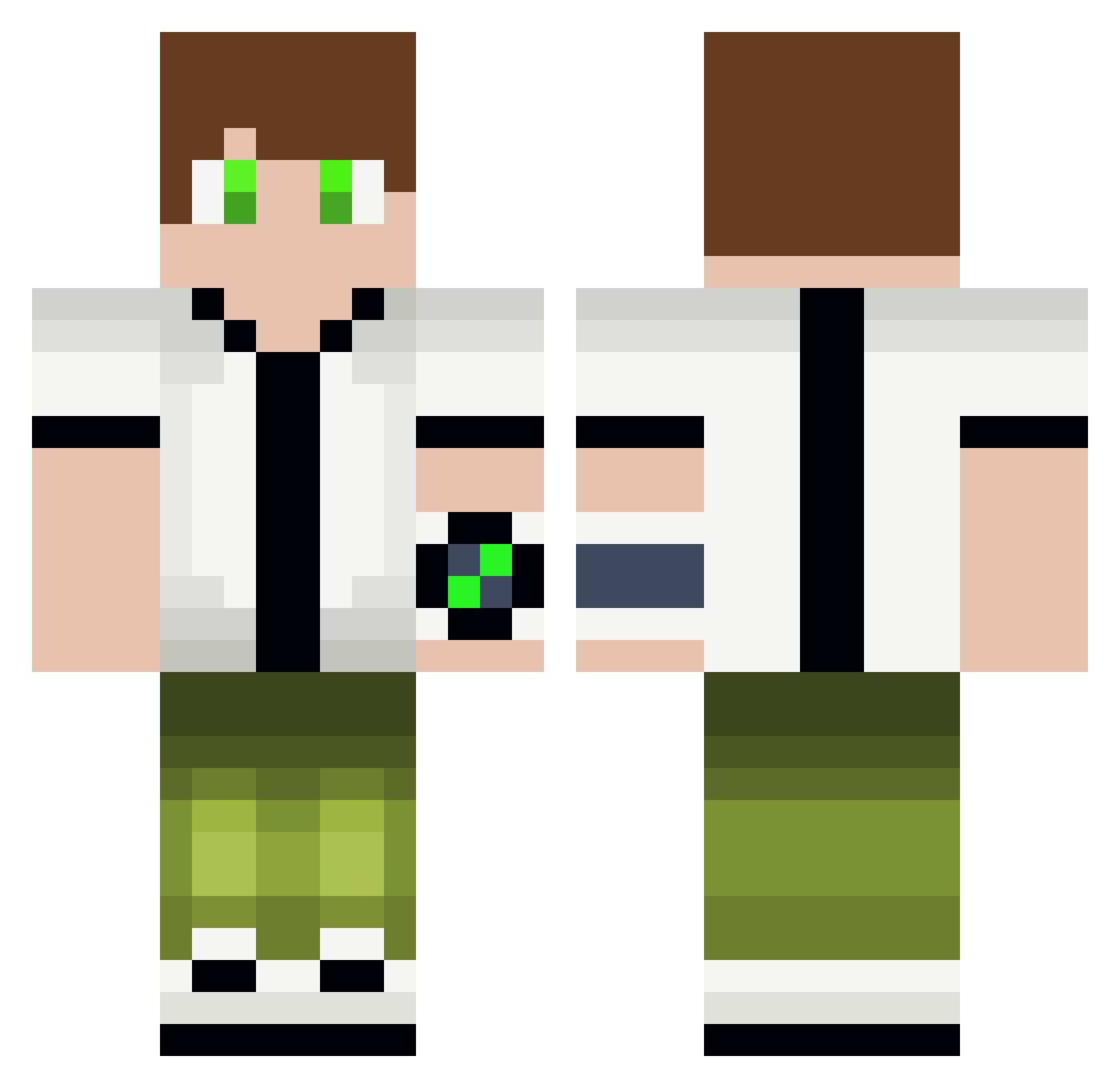 Xx_njb_xX Minecraft skin, front and back view