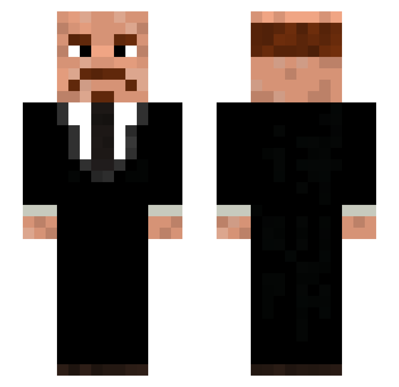 This1s4you Minecraft skin, front and back view
