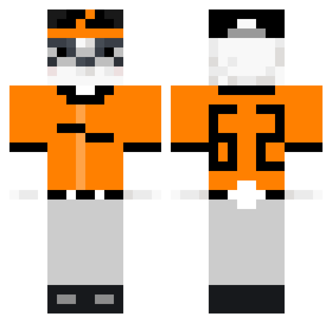 qwertyuiop4231 Minecraft skin, front and back view