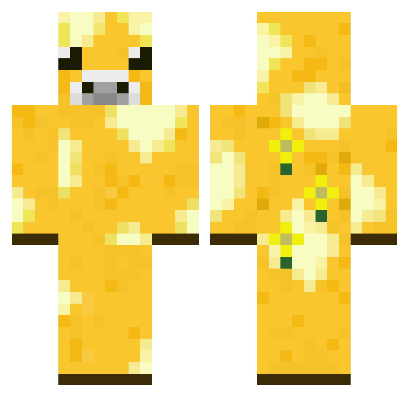 Hal_eigh Minecraft skin, front and back view