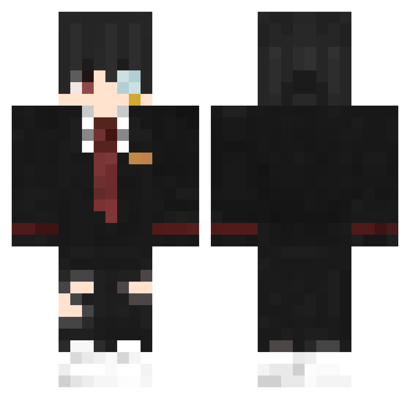 Im_Guller Minecraft skin, front and back view