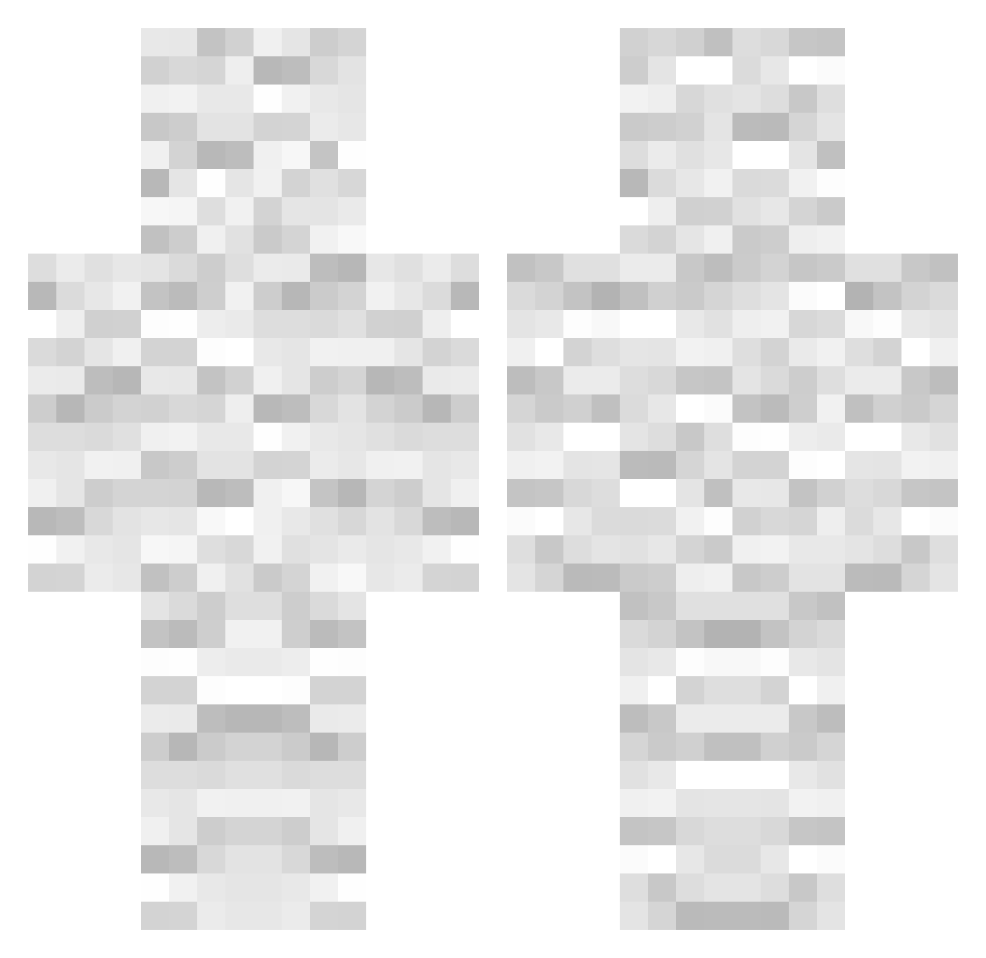EK74 Minecraft skin, front and back view