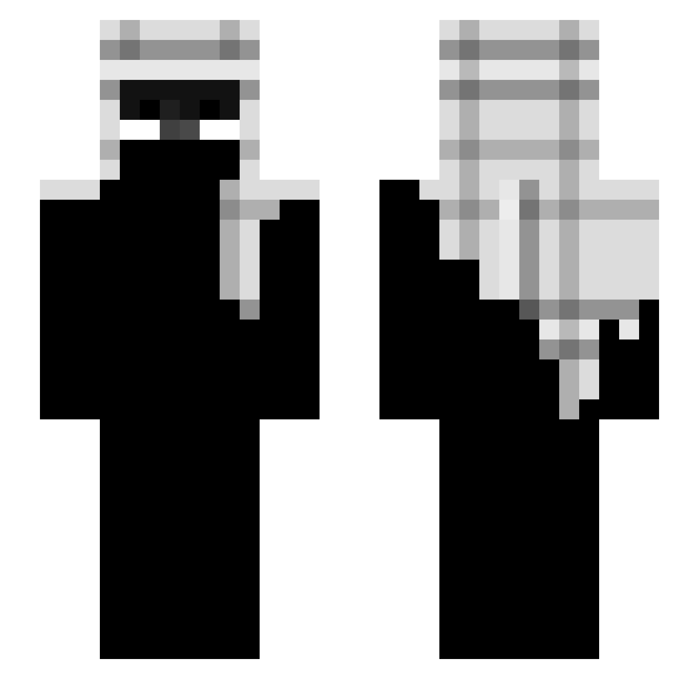 Leandro00742 Minecraft skin, front and back view