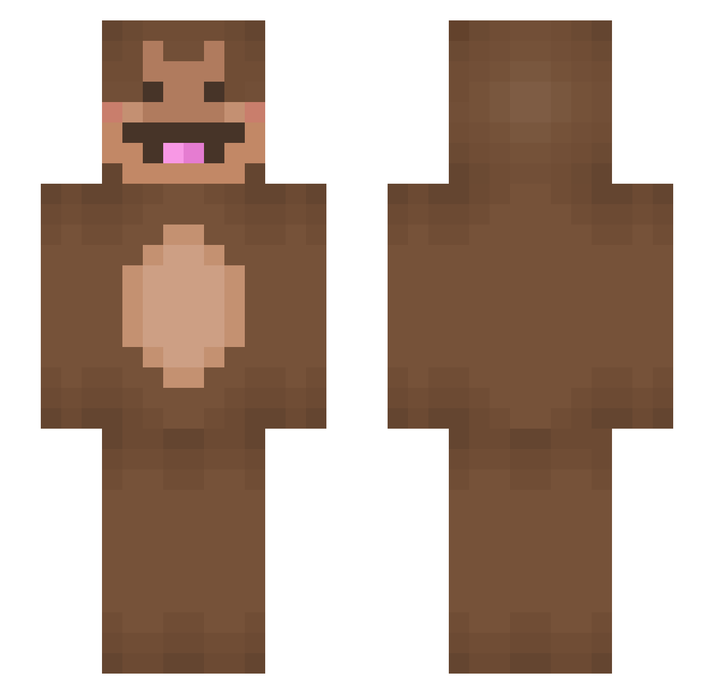 KALX_lll Minecraft skin, front and back view