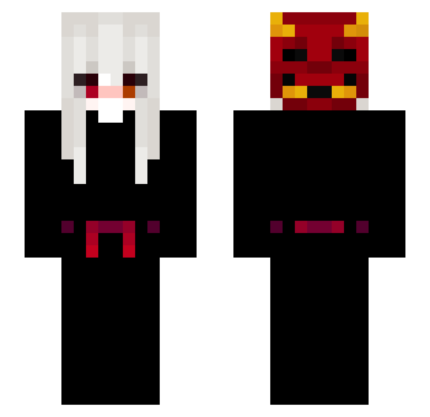 _TheDog_ Minecraft skin, front and back view