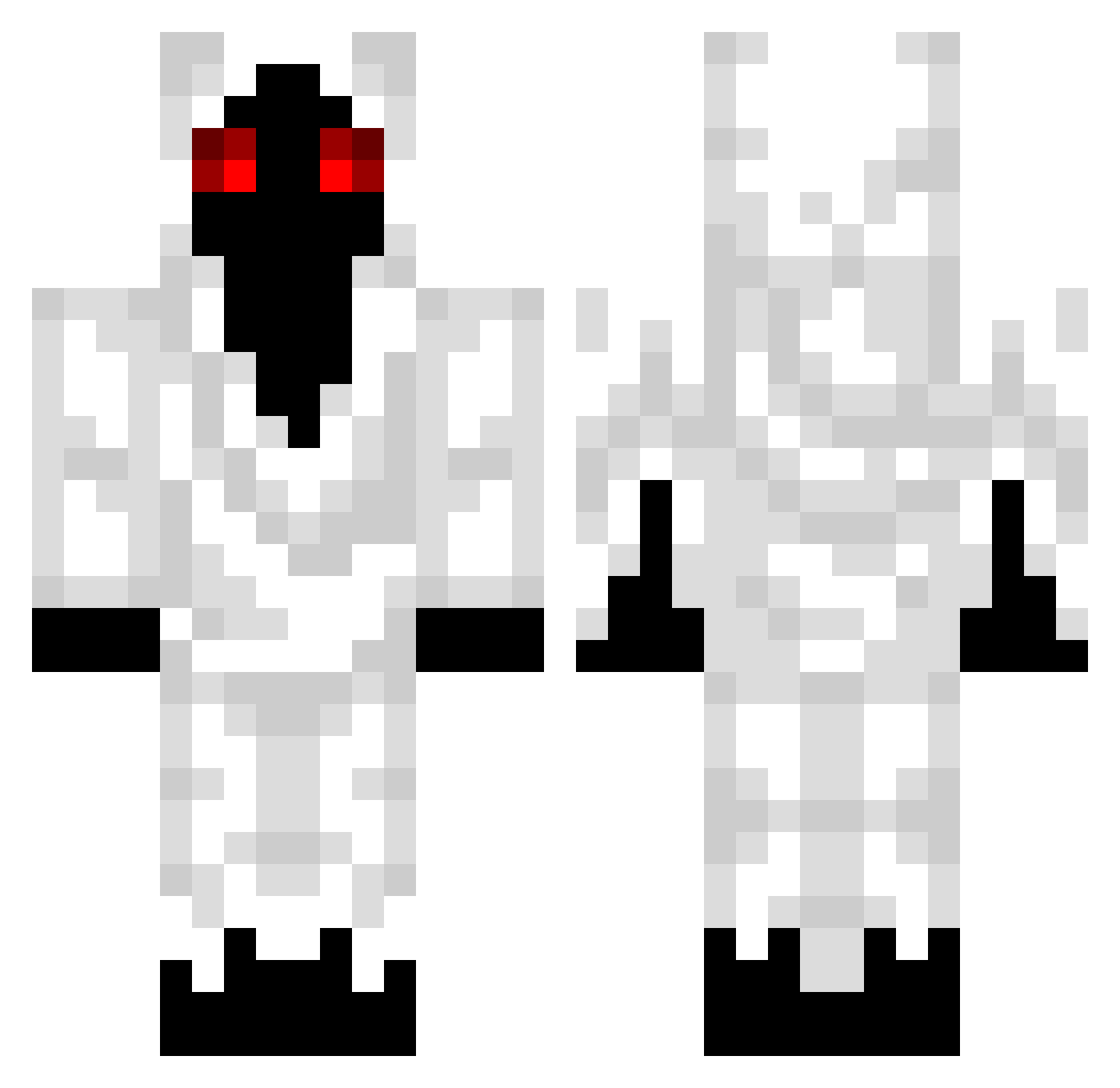 federick90 Minecraft skin, front and back view
