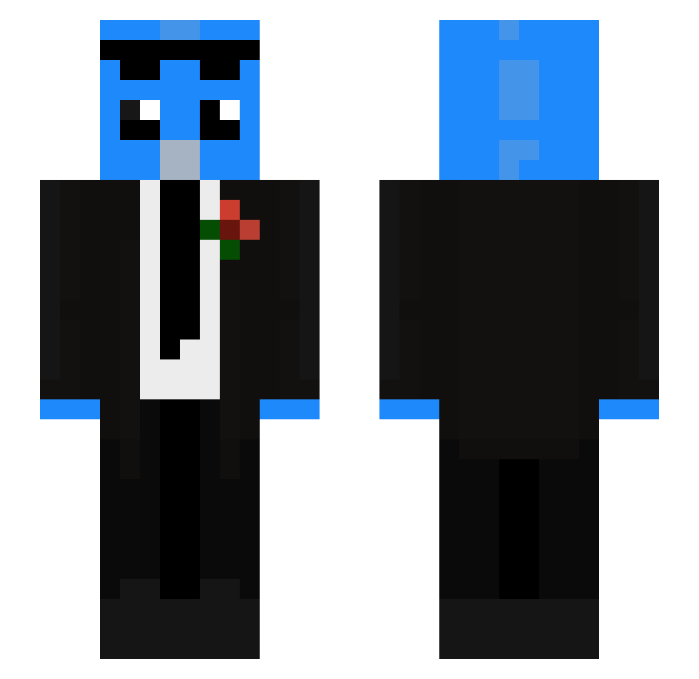 Rvxes_ttv Minecraft skin, front and back view