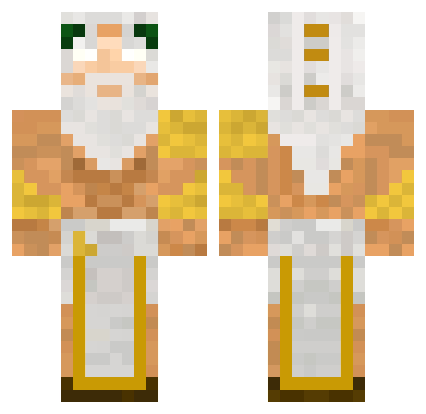 Shark_King4k Minecraft skin, front and back view